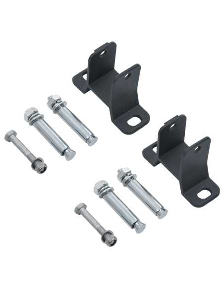 Markise manuell uttrekkbar med LED 400x350cm blå og hvit