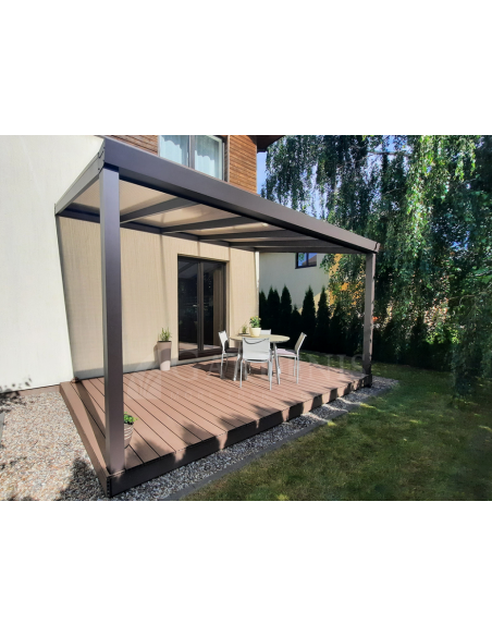 Terrassetak “Forta Solar Roof XS-D400" (Polykarbonat)