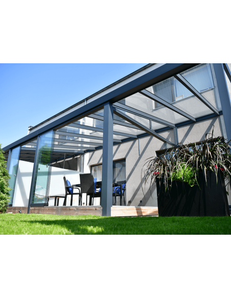 Terrassetak “Forta Solar Roof XS-D400" (Polykarbonat)