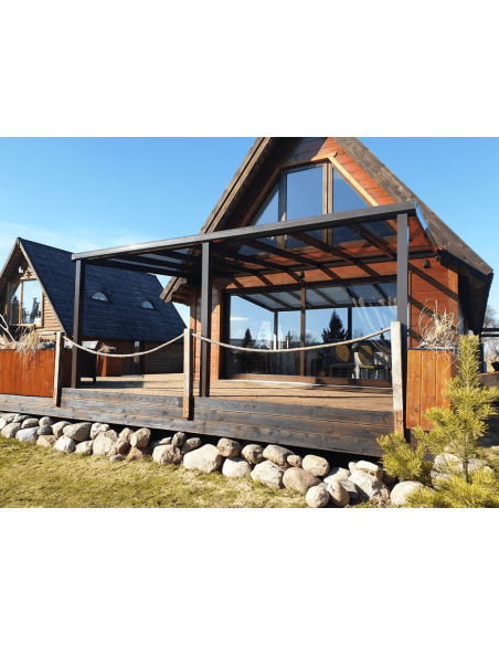 Terrassetak “Forta Solar Roof XS-D400" (Polykarbonat)