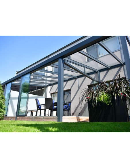 Terrassetak “Forta Solar Roof XS-D400" (Polykarbonat)