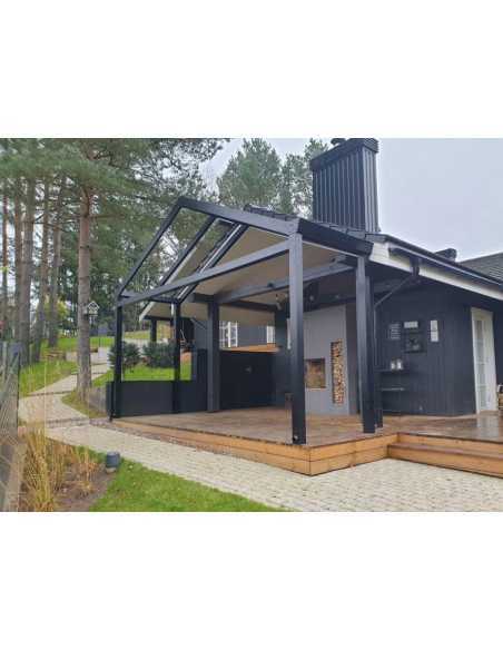 Terrassetak “Forta Solar Roof XS-D400" (Polykarbonat)