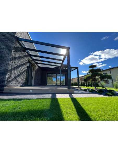 Terrassetak “Forta Solar Roof XS-D400" (Herdet glass)