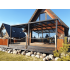 Terrassetak “Forta Solar Roof XS-D400" (Herdet glass)