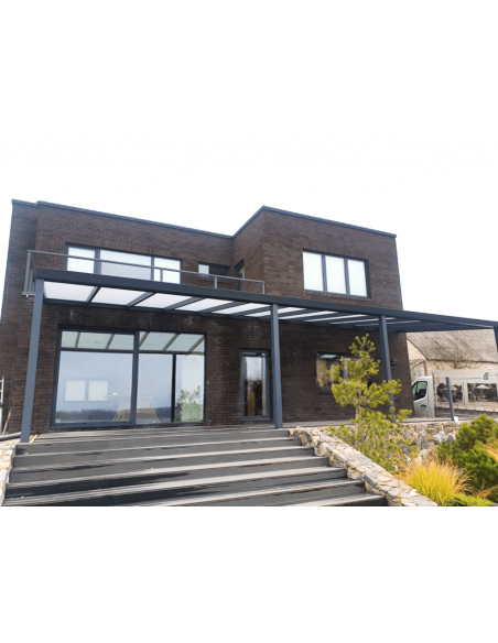 Terrassetak “Forta Solar Roof XS-D400" (Herdet glass)