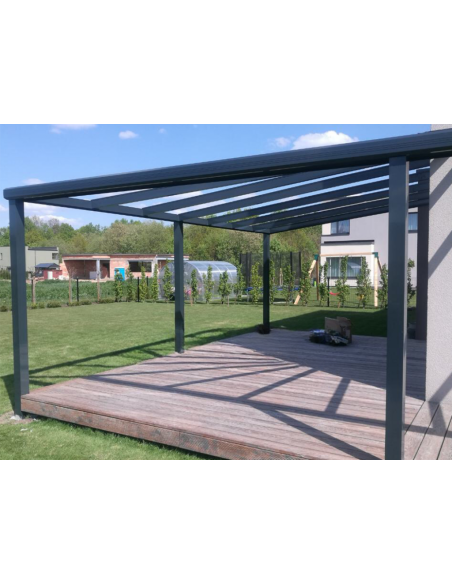 Terrassetak “Forta Solar Roof XS-D400" (Herdet glass)