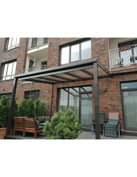 Terrassetak “Forta Solar Roof XS-D400" (Herdet glass)