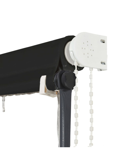 Uttrekkbar markise med LED 300x150 cm antrasitt