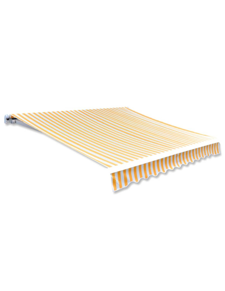 Markiseduk 450x300 cm oransje og hvit