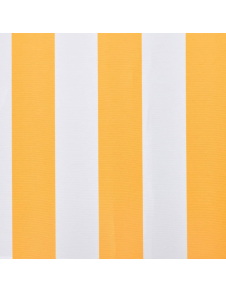 Markiseduk 450x300 cm oransje og hvit