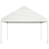 Paviljong med tak hvit 4,08x2,23x3,22m