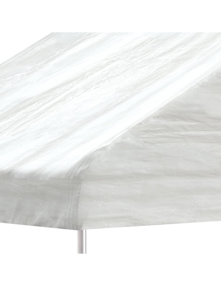 Paviljong med tak hvit 4,08x2,23x3,22m