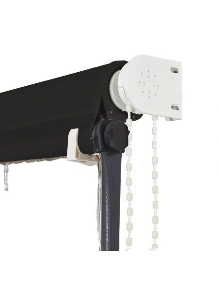 Markise med LED 350x150cm antrasitt