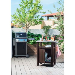 Bord med oppbevaring (Unity 105 L) Brun