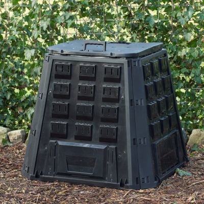 Kompostbeholder Nature 400L svart