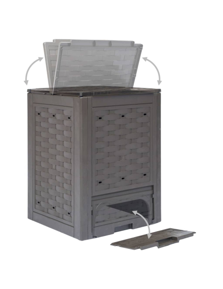 Kompostbeholder 300L brun