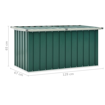 Oppbevaringskasse 129x67x65cm grønn