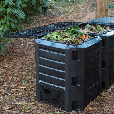 Kompostbeholder Nature svart 1200L