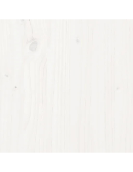 Kompostkasse hvit 80x80x78cm heltre furu