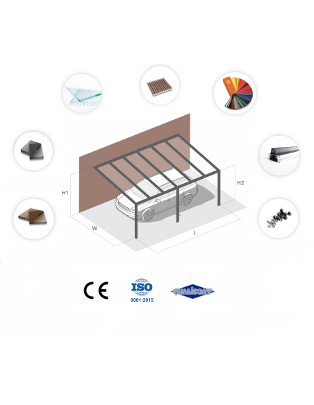 Carport Forta XS (SRW-1A)