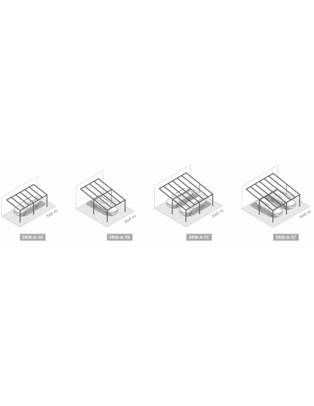 Carport Forta XS (SRW-1A)