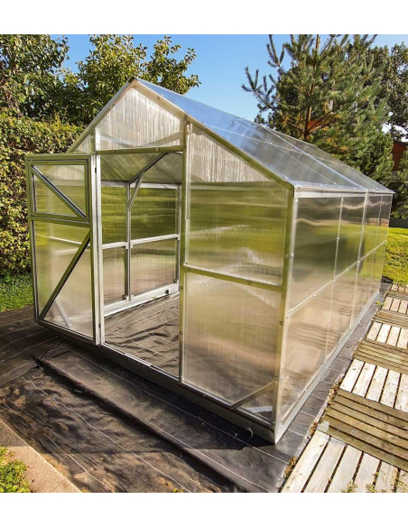 Drivhus ekstra sterk (Bredde 250cm)