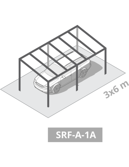 Carport Forta XS (SRW-1A)