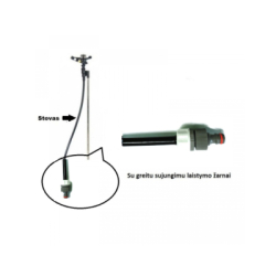 Stativ ½" innvendig gjenge med hurtigkobling for vanningsslange