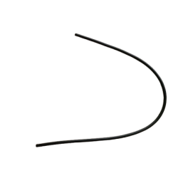 PVC-slange for sprinkler 120 cm svart