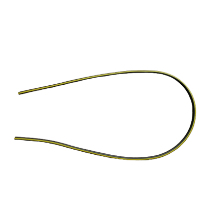 PVC-slange for sprinkler 150 cm gul-svart