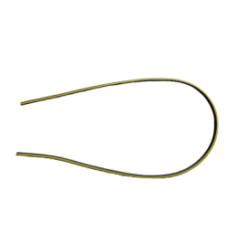 PVC-slange for sprinkler 150 cm gul-svart