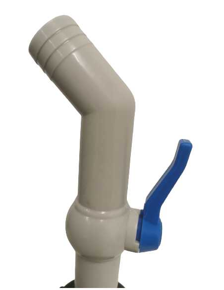 Adapter til IBC 60mm 1" utv.gje. x 32mm rør