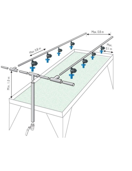 Mikrosprinkler Green Tåkesystem