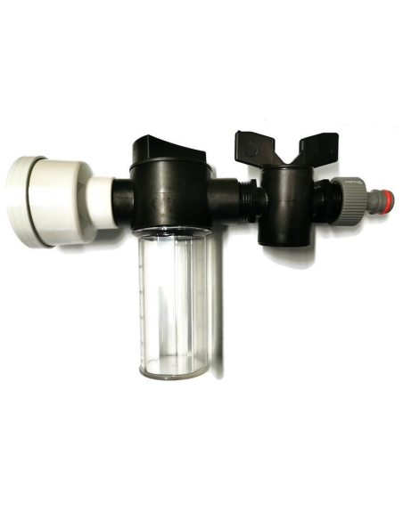 Sprøyte med gjødselsdispenser