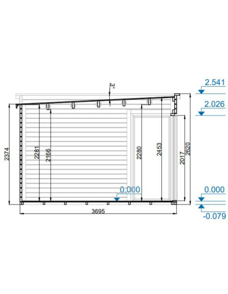 Anneks FREBURK 45mm (13.3m2)