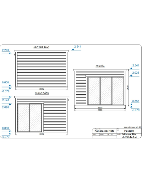 Anneks FREBURG-3 45mm (13.3m2)