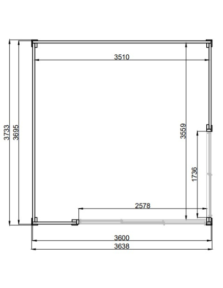 Anneks FREBURG-3 45mm (13.3m2)