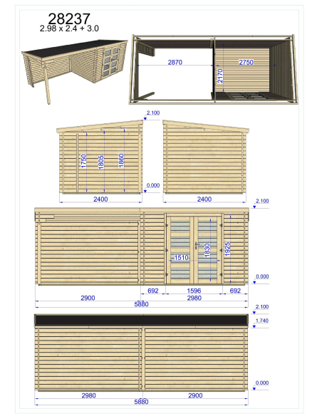 Anneks HARZE 28mm (6.2+6.4m2)