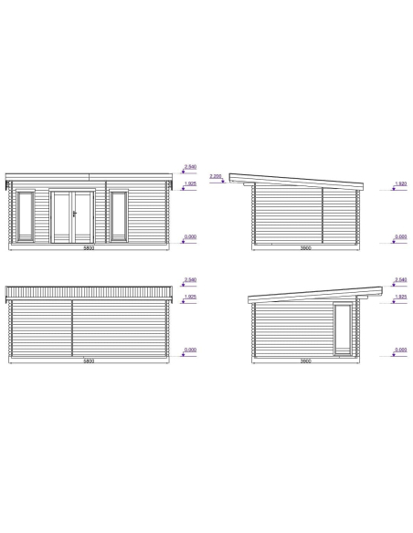 Anneks DORSTENE 40mm 3 rom (20.30m2)