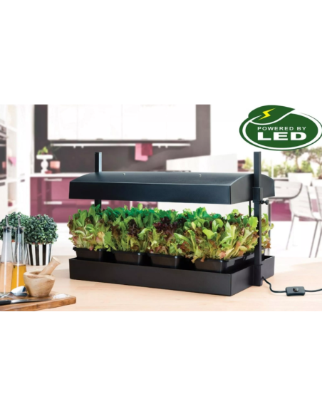 Grow Light spirekasse 16W svart