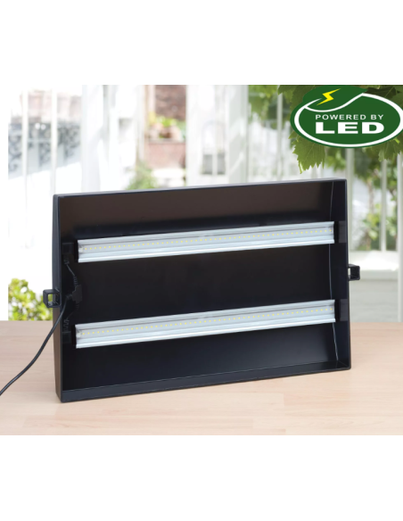 Grow Light spirekasse 16W svart