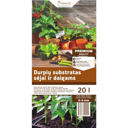 Substrat forvspriring, forkultivering, formering og planting 20L