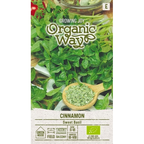 Basilikumfrø organic CINNAMON