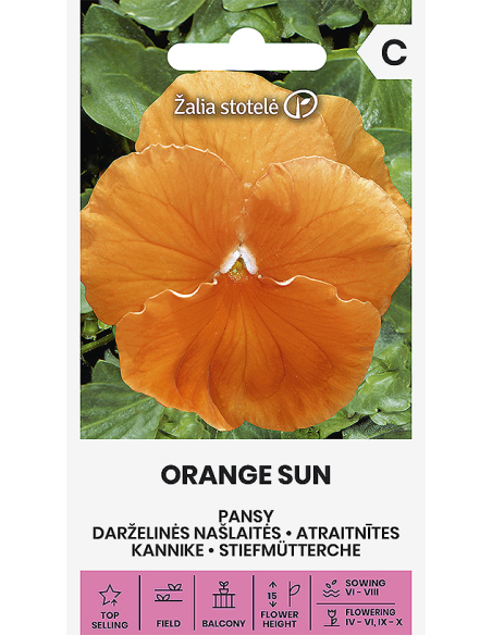 Stemorsblomster ORANGE SUN