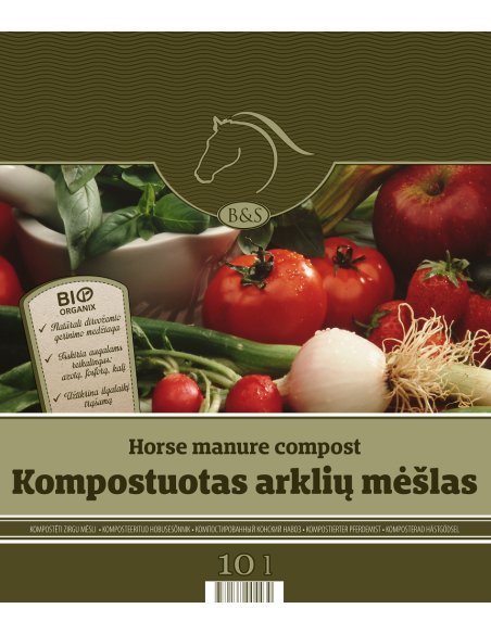 Kompostert Hestegjødsel 10L
