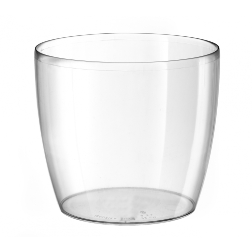 Blomsterpotte 14 cm, gjennomsiktig MADEIRA