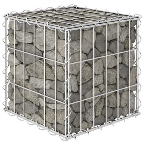 Gabion høybed kubeformet ståltråd 30x30x30 cm