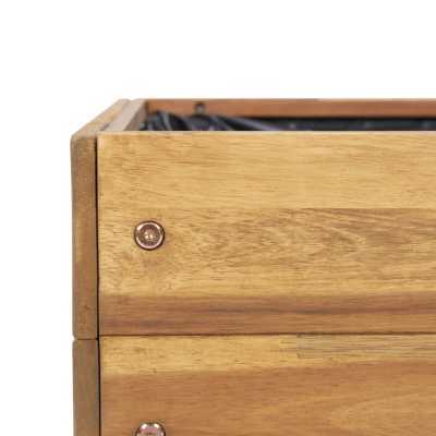 Hevet plantekasse 50x40x45cm akasie