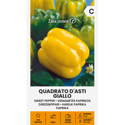 Paprika QUADRATO D'ASTI GIALLO