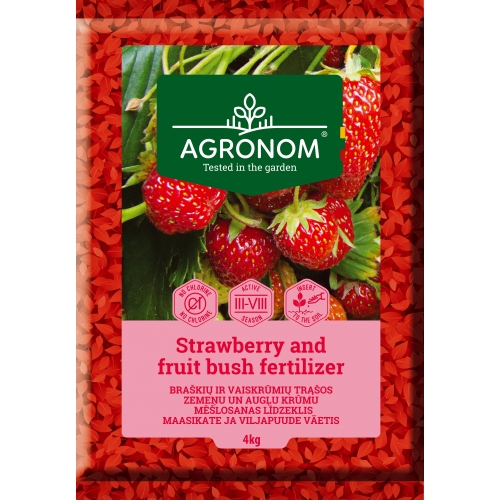 Jordbær- og bærbuskgjødsel 4 kg